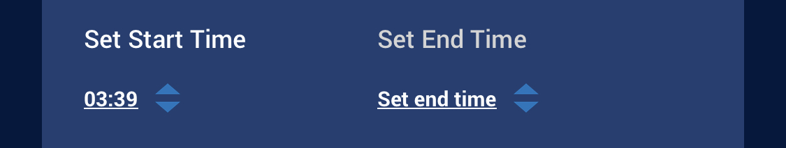 Input type time 