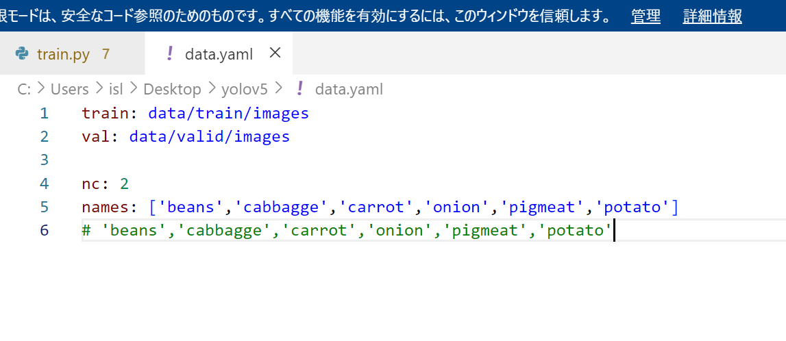 YOLOv5 Label Class 1 Exceeds Nc 1 In Data yaml Possible 