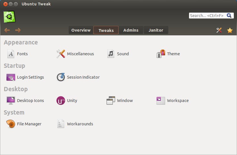 Ubuntu Tweak